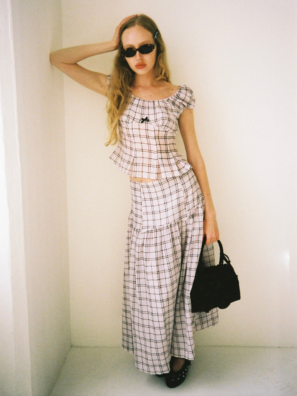Pat Top - Ballet Plaid