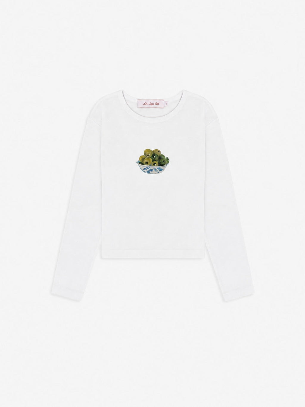 Dana Long Sleeve Tee - Olive Bowl