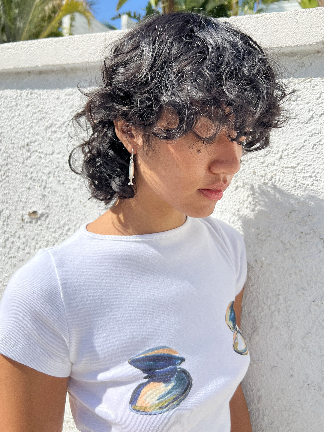Anchovy Earrings - Silver