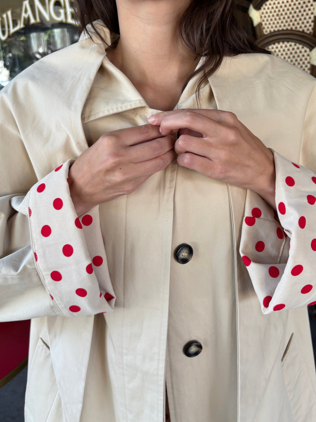 Olson Trench - Scarlett Dot