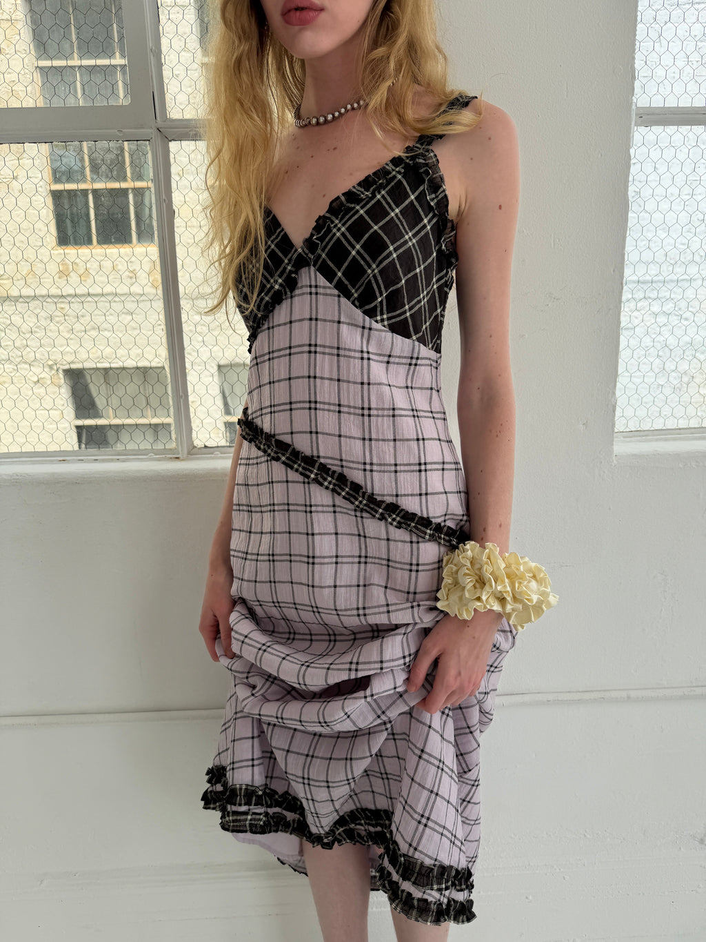 Lulu Dress - Plaid Mix