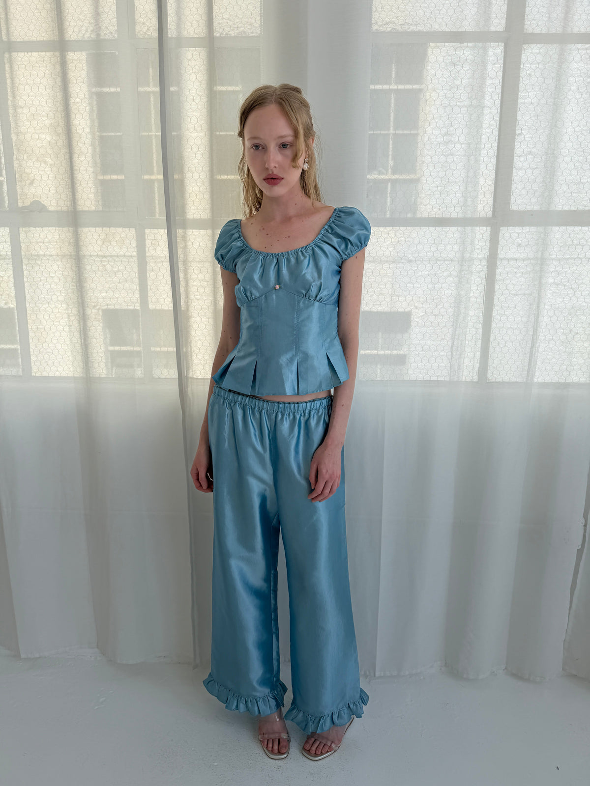 Pat Top - Venetian Blue