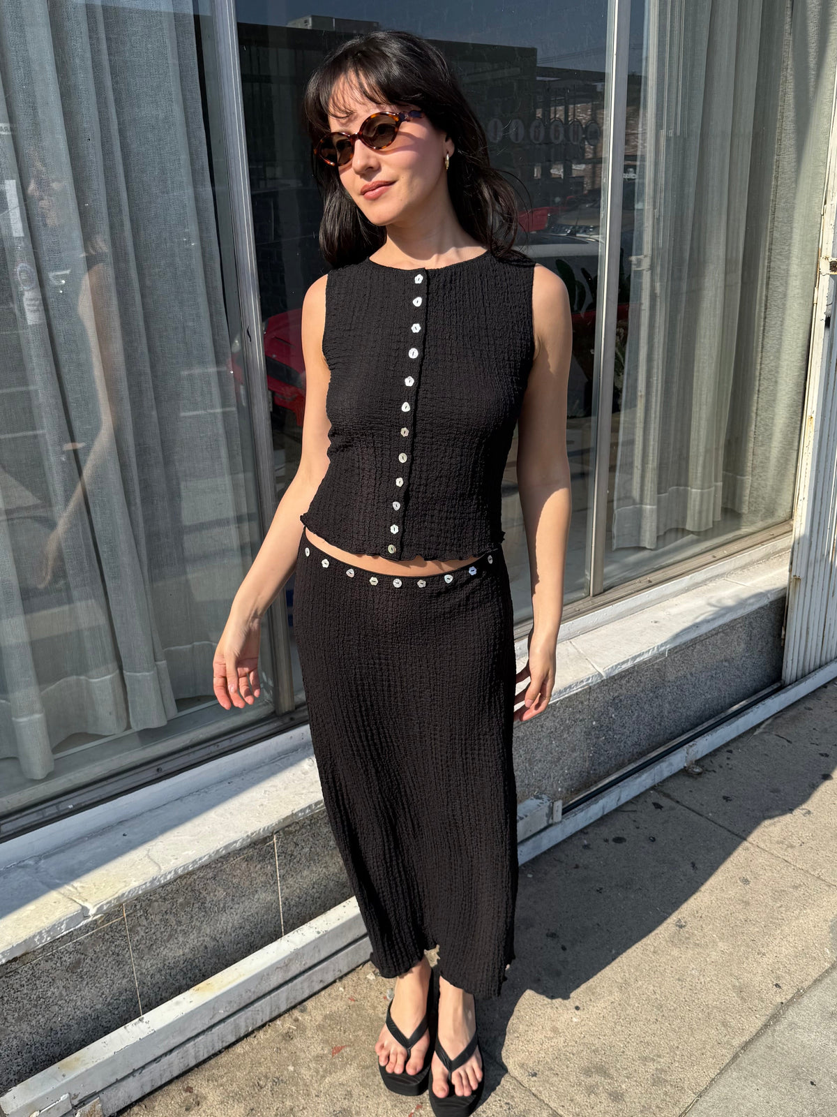 Sammy Skirt - Caviar