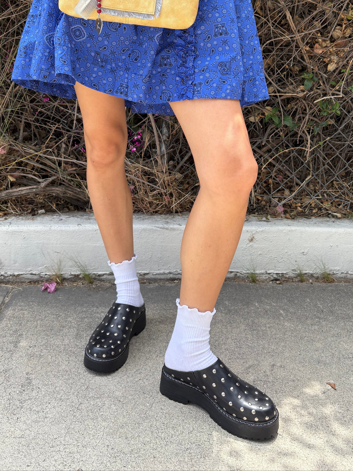 Lena Chunky Mule - Studs