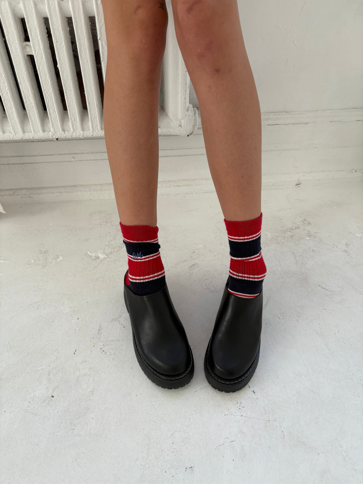 Lena Chunky Mule - Black