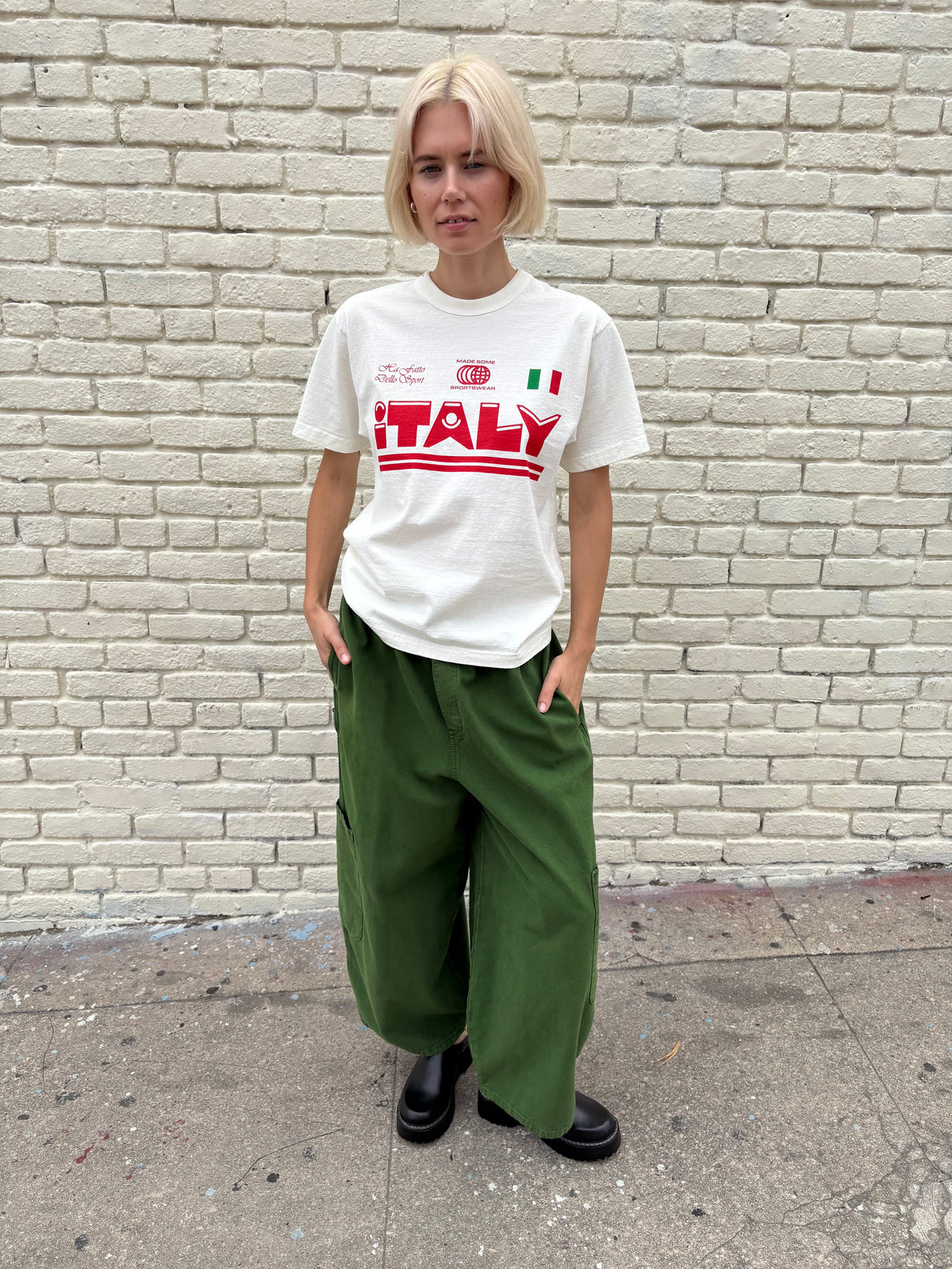 Chef Pant - Kale Green