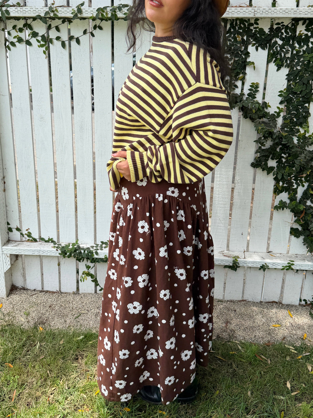 Maeve Midi Skirt - Mod Dot