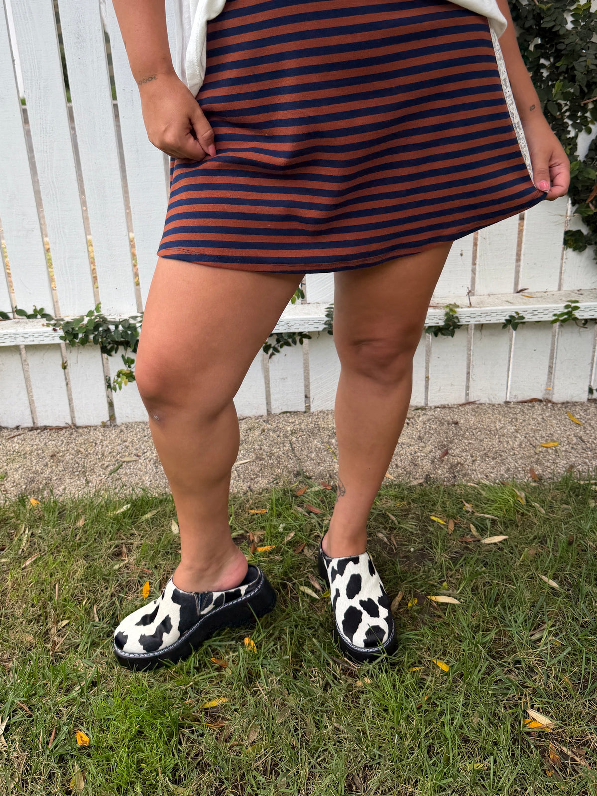 Lena Chunky Mule - Cow