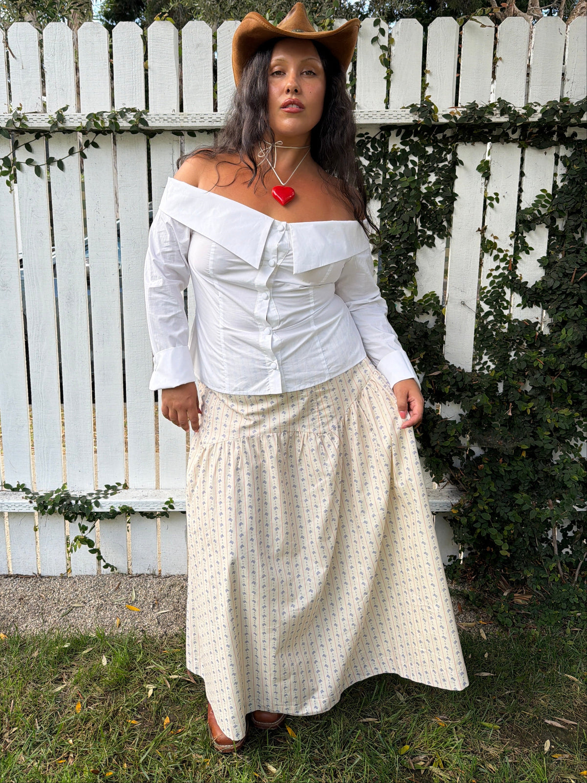 Penny Midi Skirt - Stable Toile