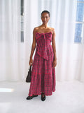 Mia Midi Dress - Red Check