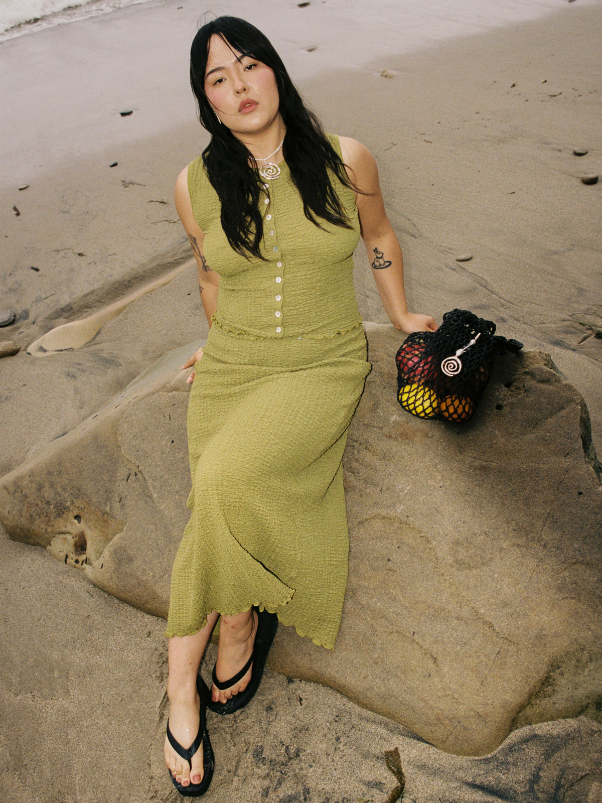 Summer Top - Olive