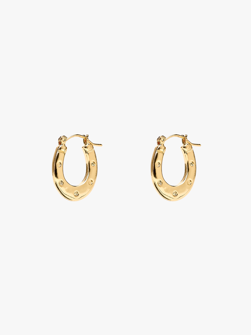 Horseshoe Earrings - Gold