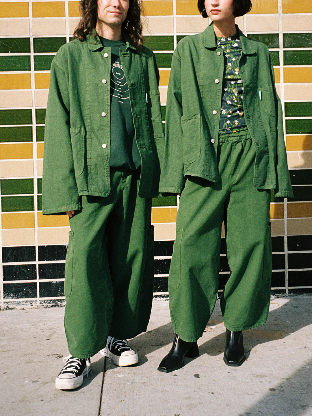 Chef Pant - Kale Green