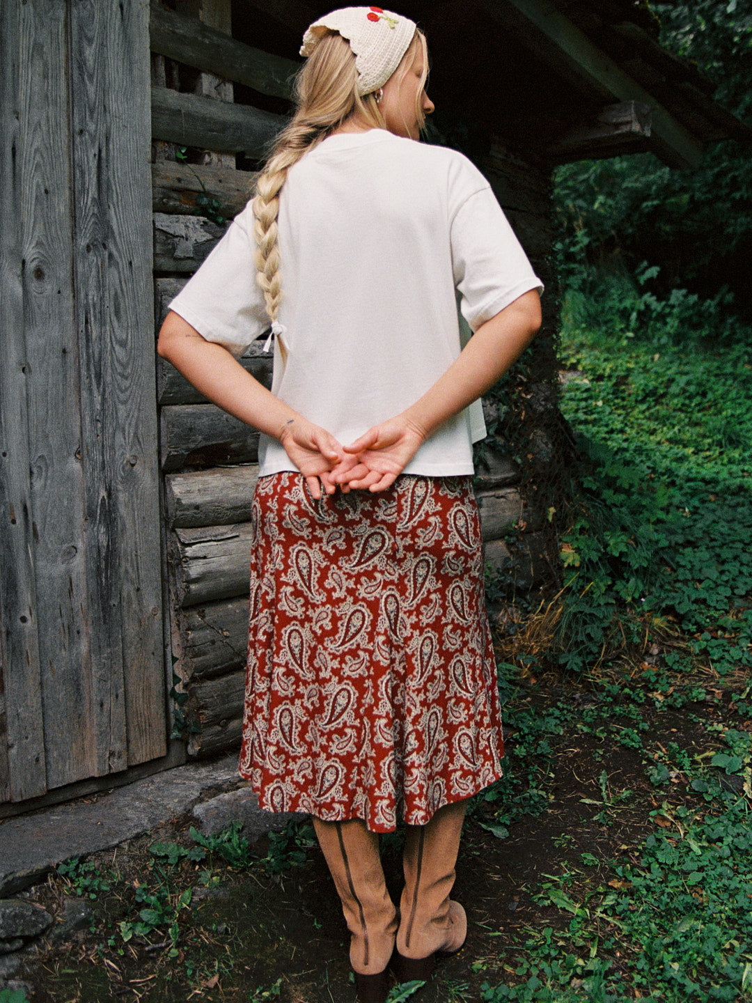 Amora Skirt - Prairie Paisley