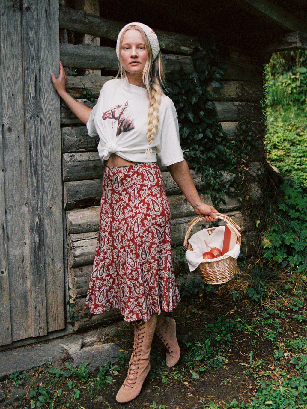 Amora Skirt - Prairie Paisley