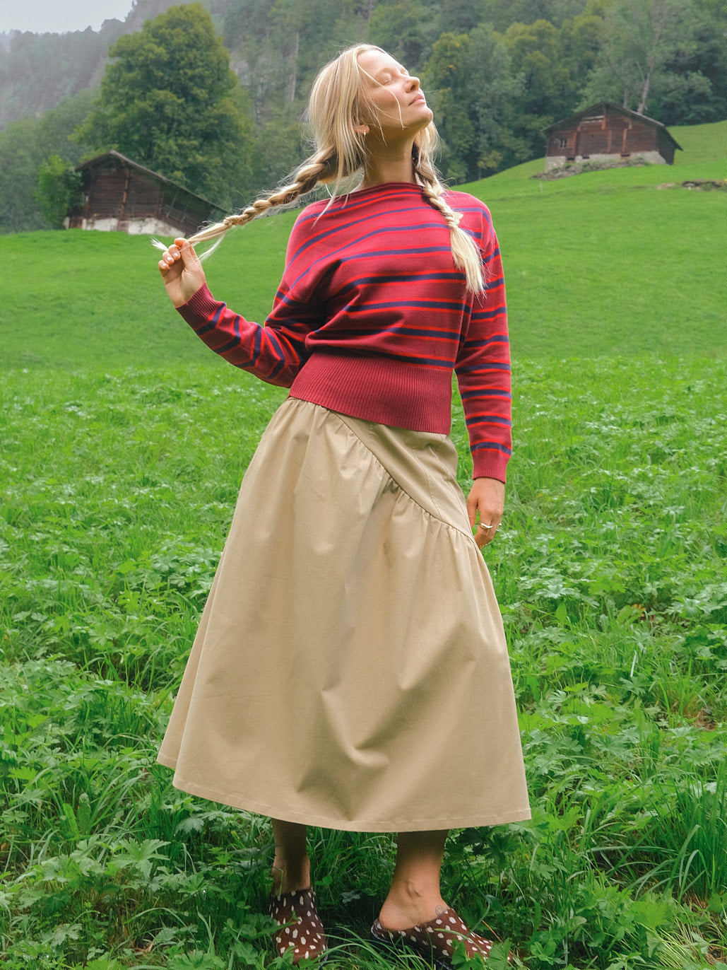 Luna Sweater - Cherry Cola