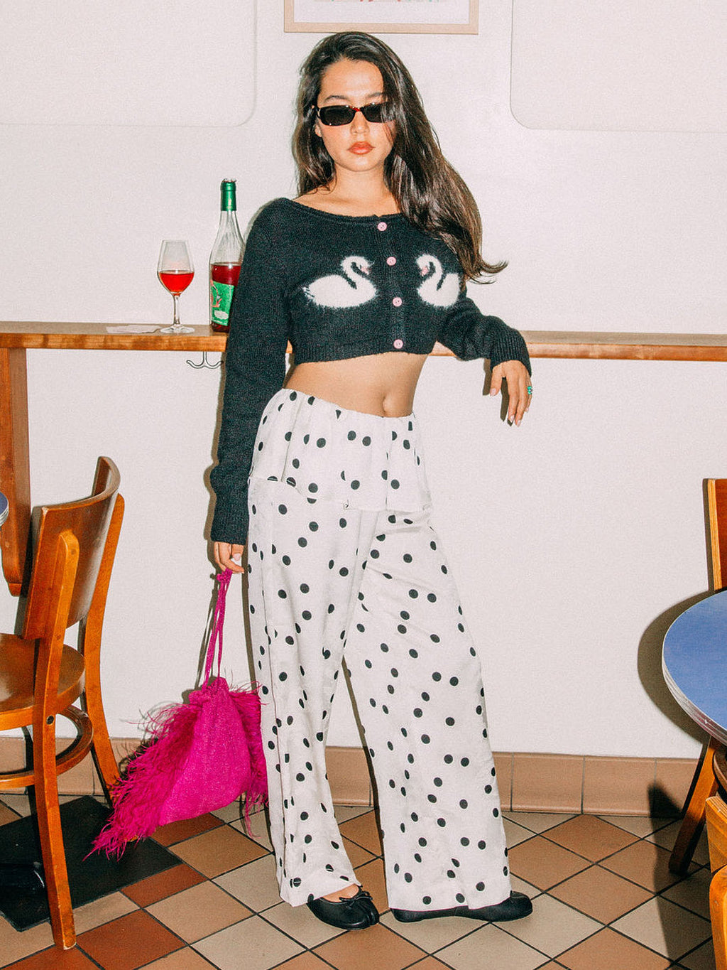 Renee Pant - White Dot