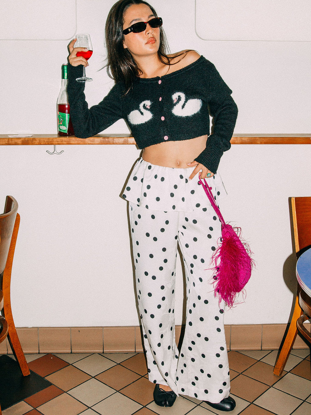 Renee Pant - White Dot