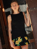 Erin Tank - Black Crinkle