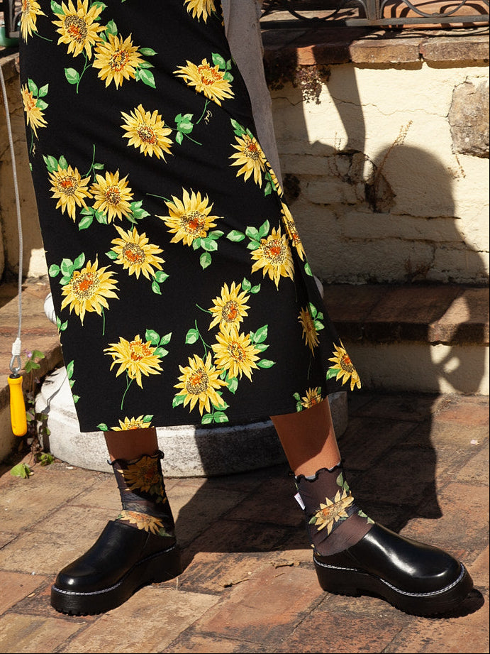 Lena Chunky Mule - Black