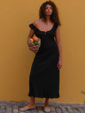 Eloise Midi Dress - Black