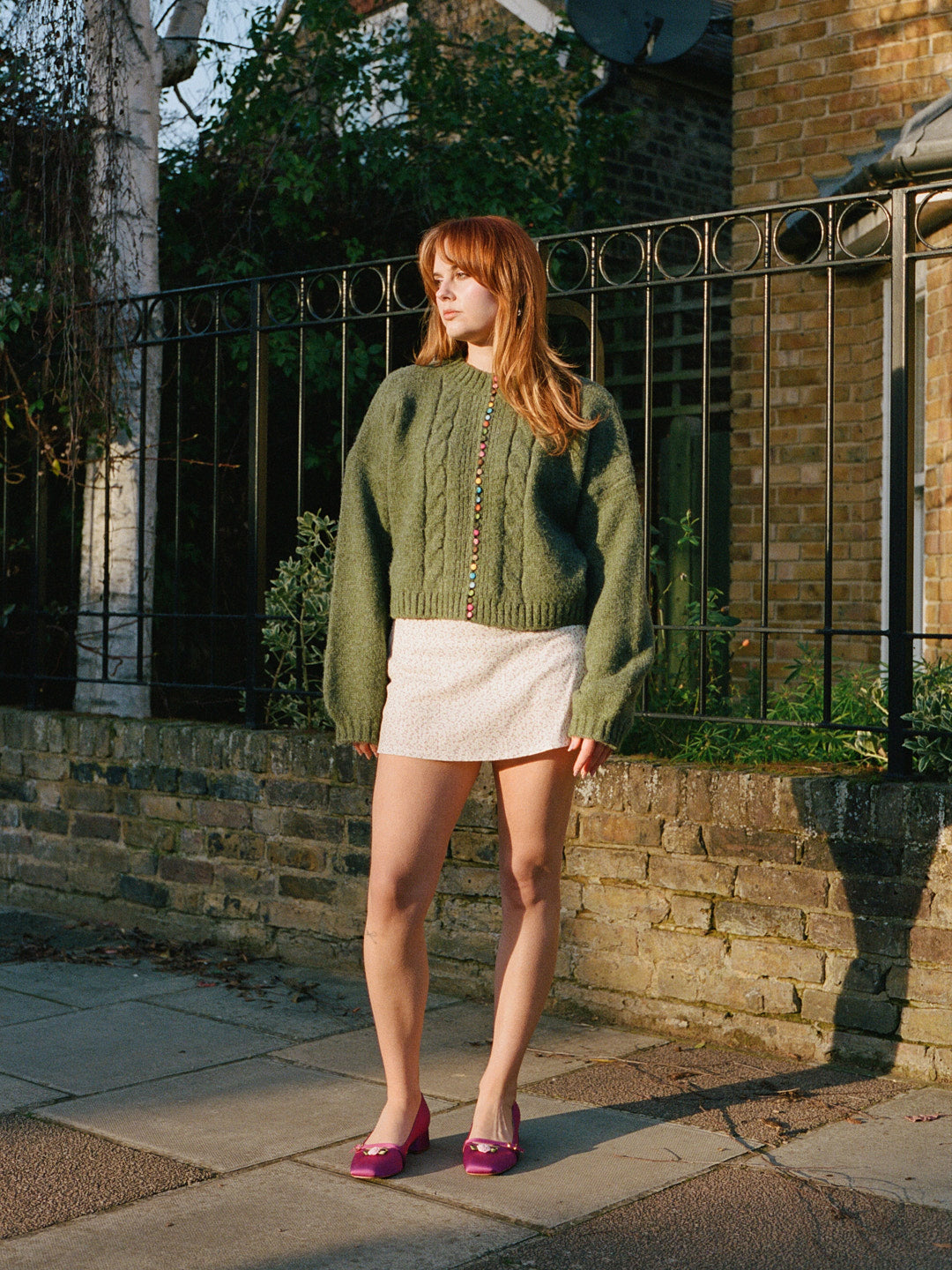 Canonbury Cardi - Hunter Green