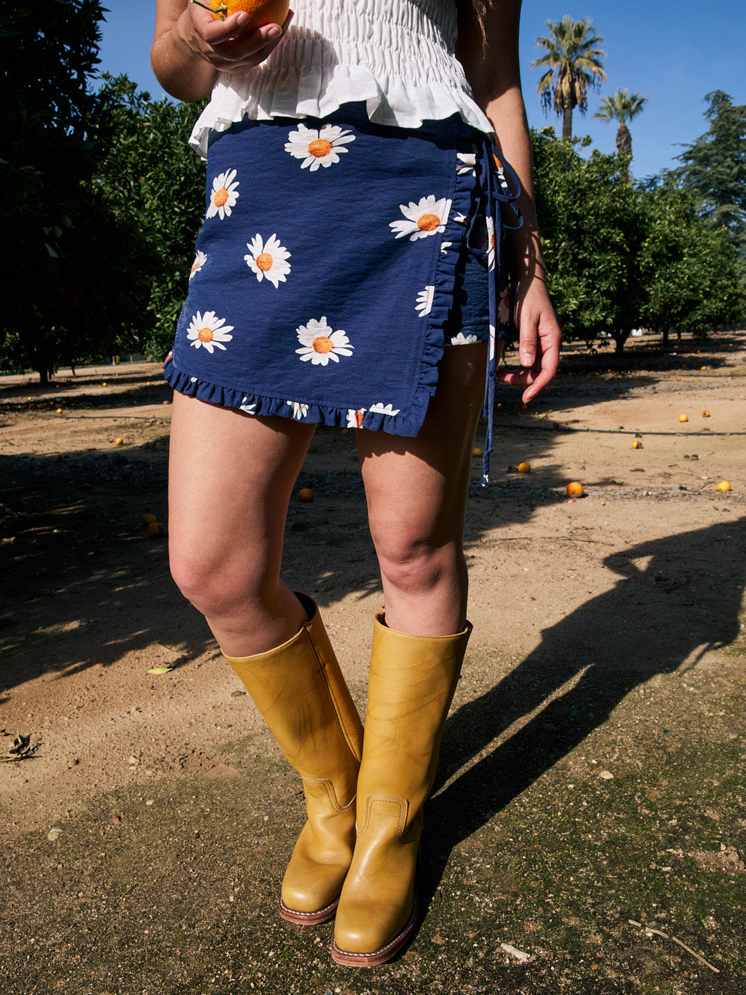 Campus Knee High Boot - Banana