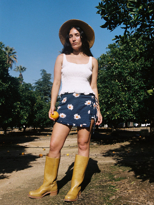Campus Knee High Boot - Banana