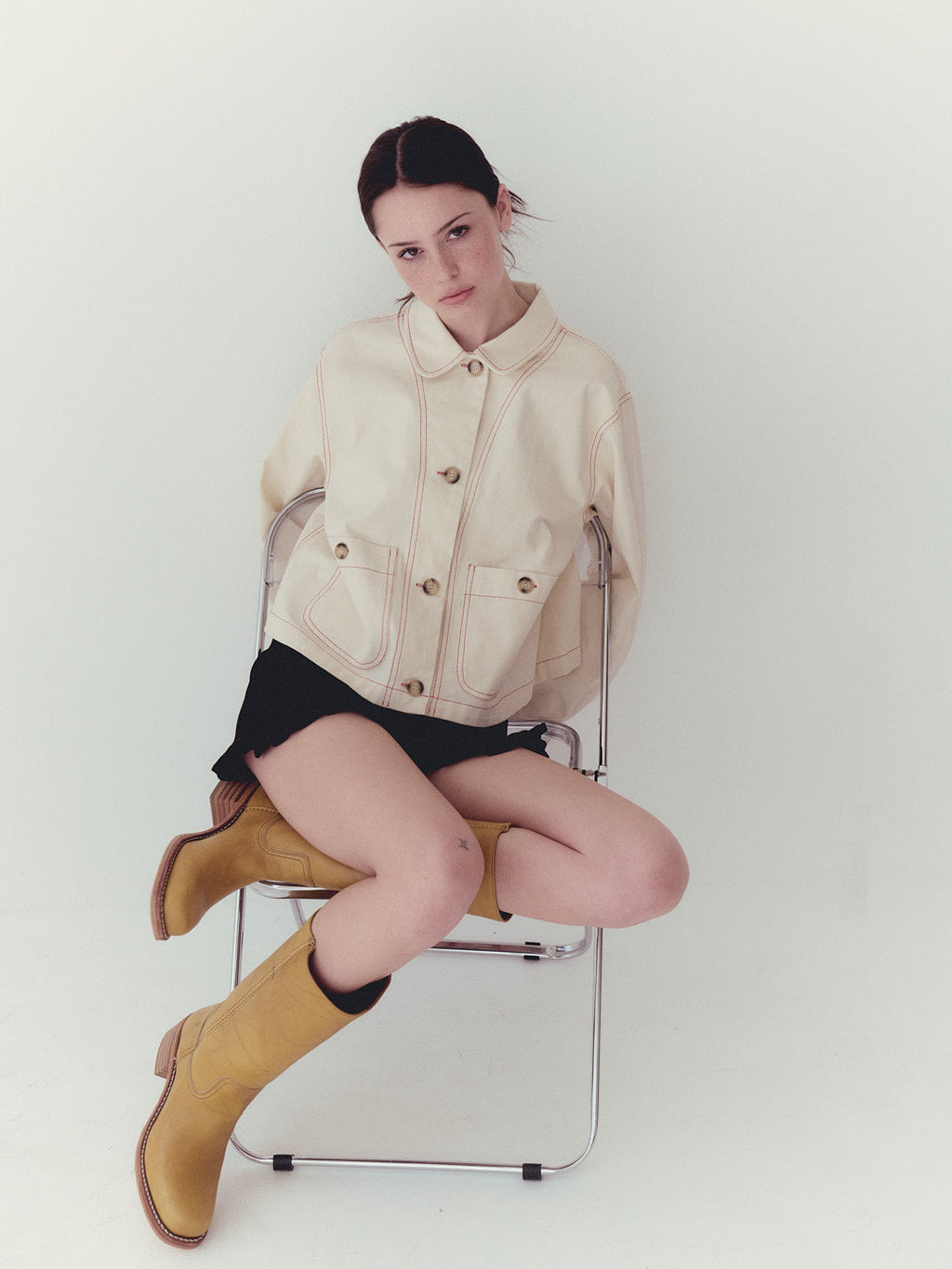 Campus Knee High Boot - Banana