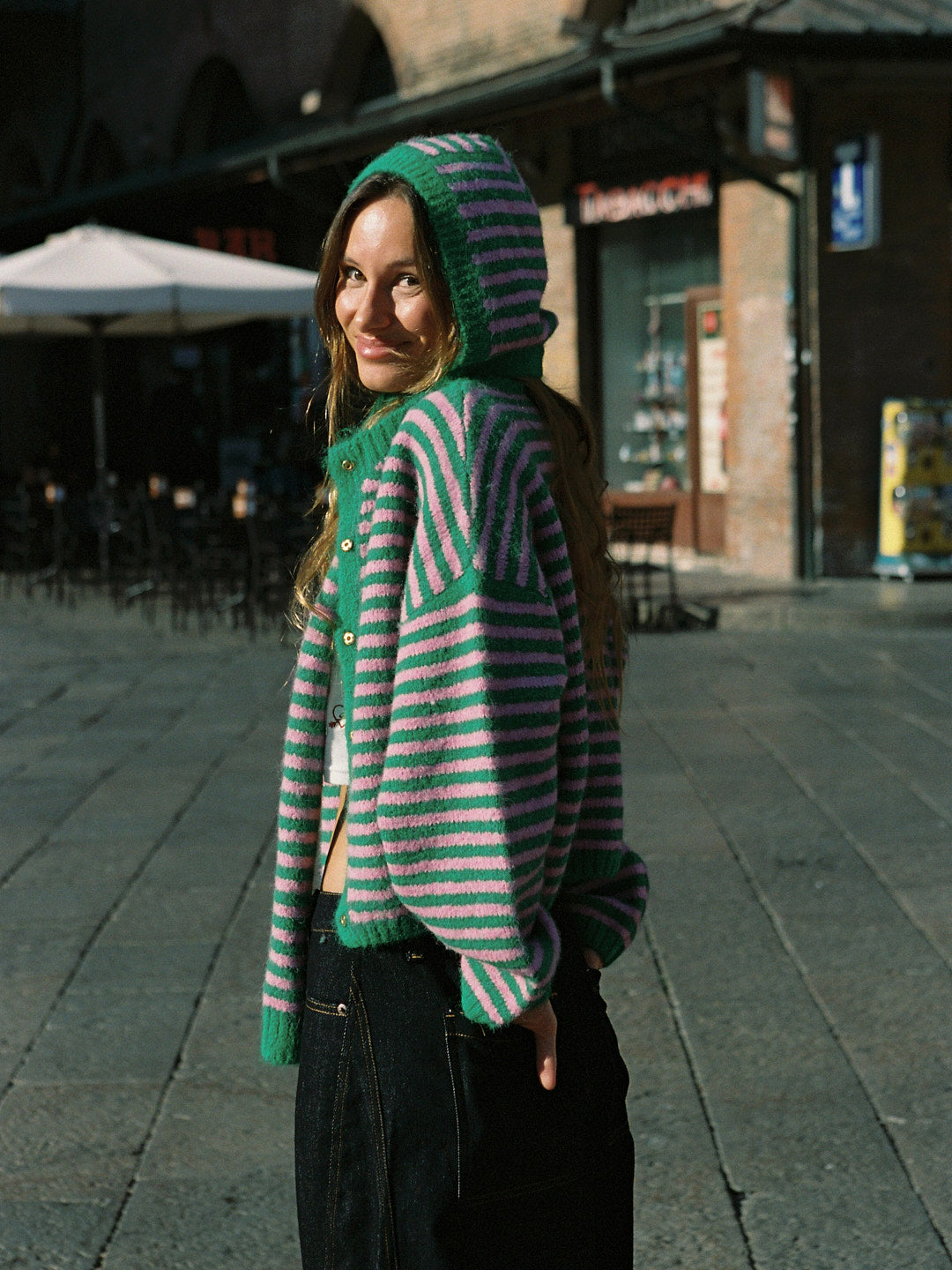 Alma Cardigan - Kelly Flamingo