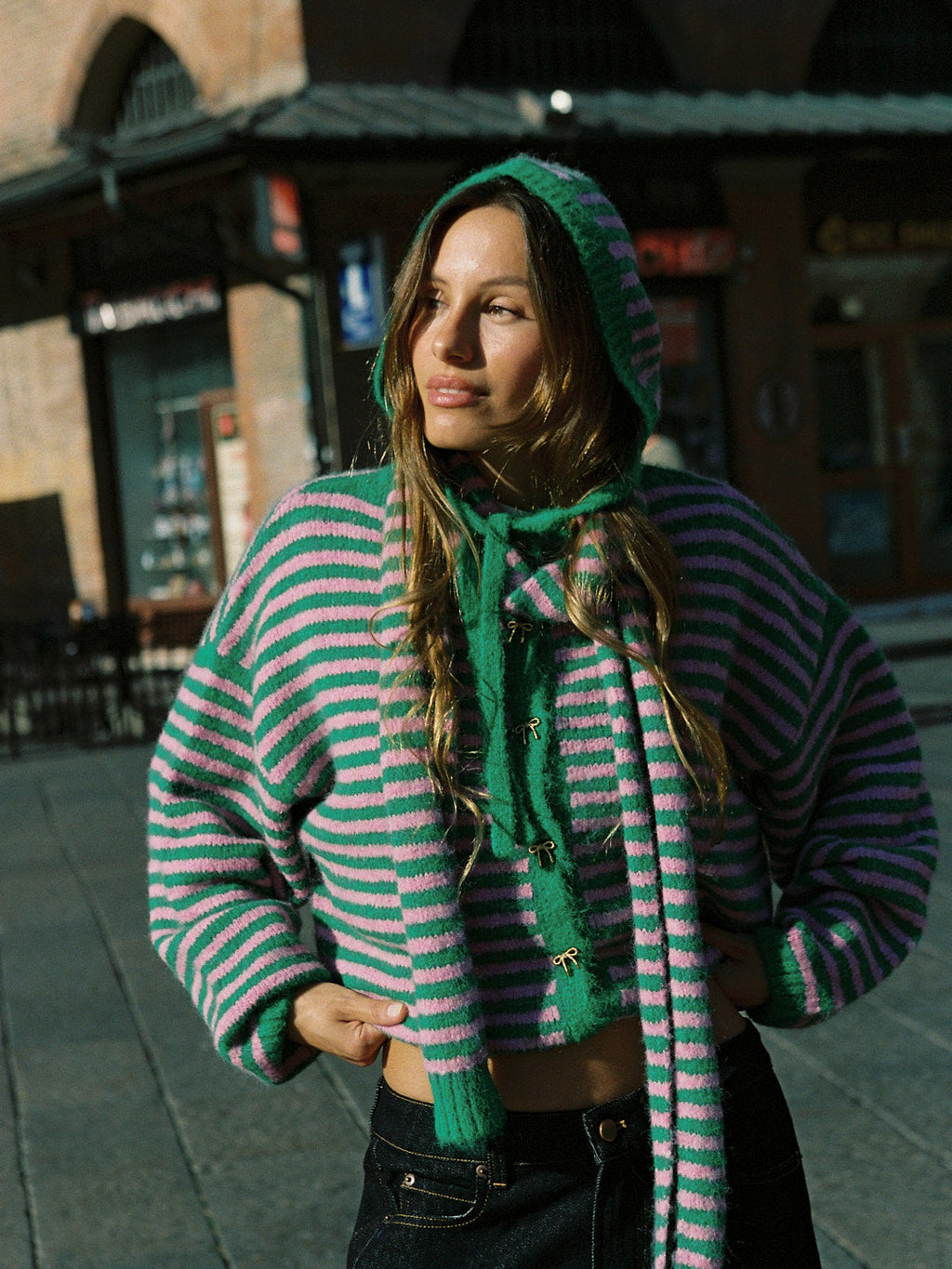 Alma Cardigan - Kelly Flamingo