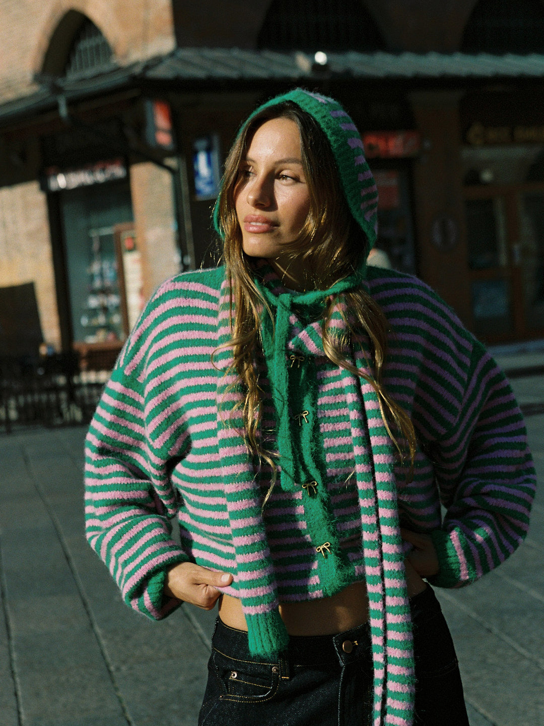 Alma Cardigan - Kelly Flamingo
