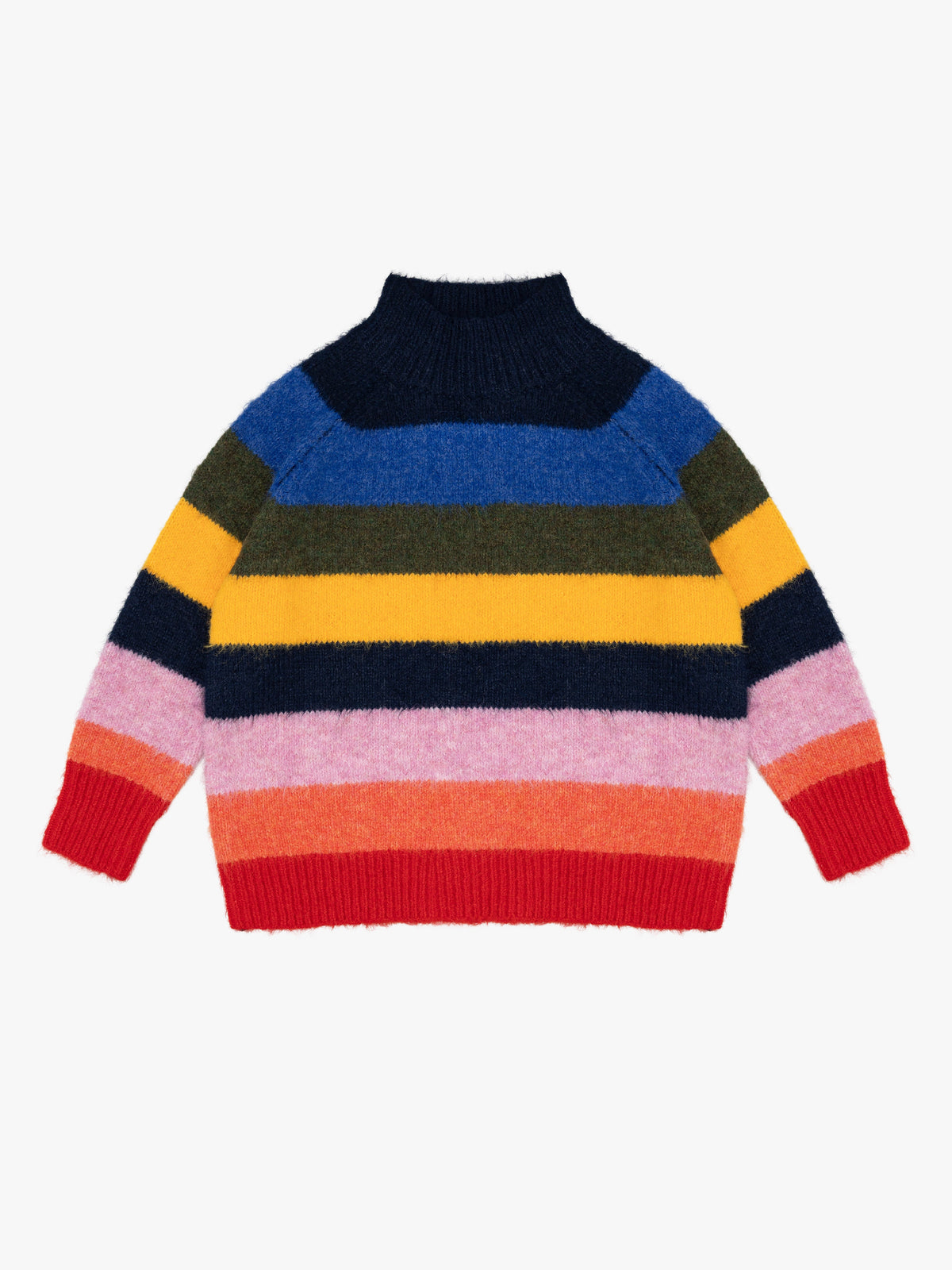 Louise Mockneck Sweater - Rainbow