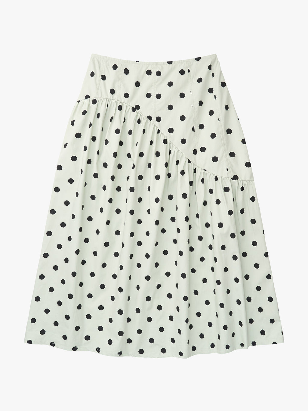Maeve Midi Skirt - Mint Chip Dot
