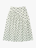 Maeve Midi Skirt - Mint Chip Dot