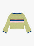 Mari Sweater - Pistachio Stripe