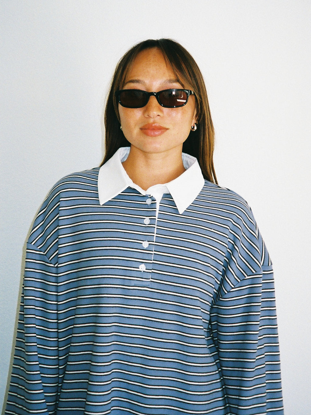Marin Striped Polo - Blue Stripe