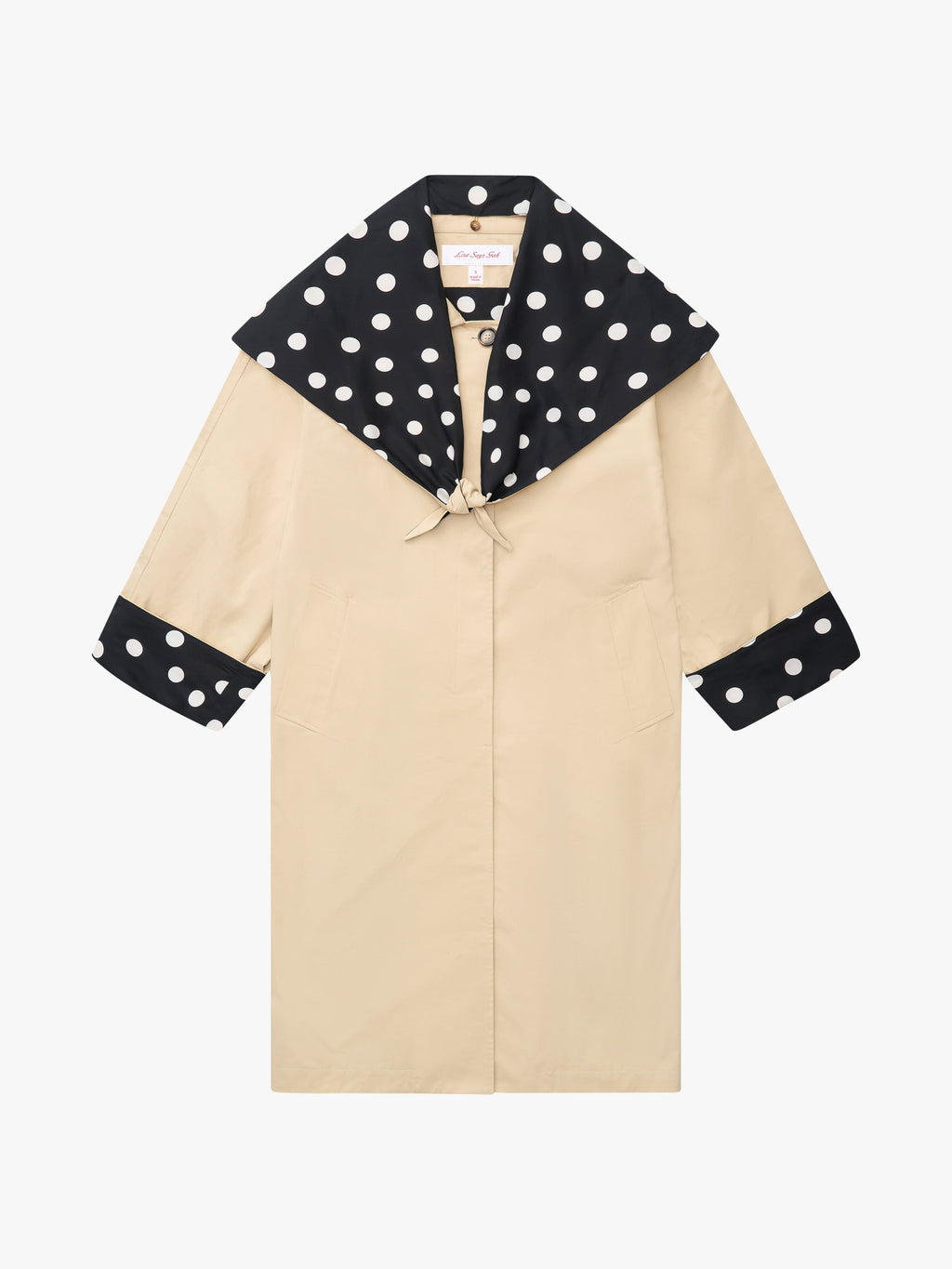 Olson Trench - Black/White Dot