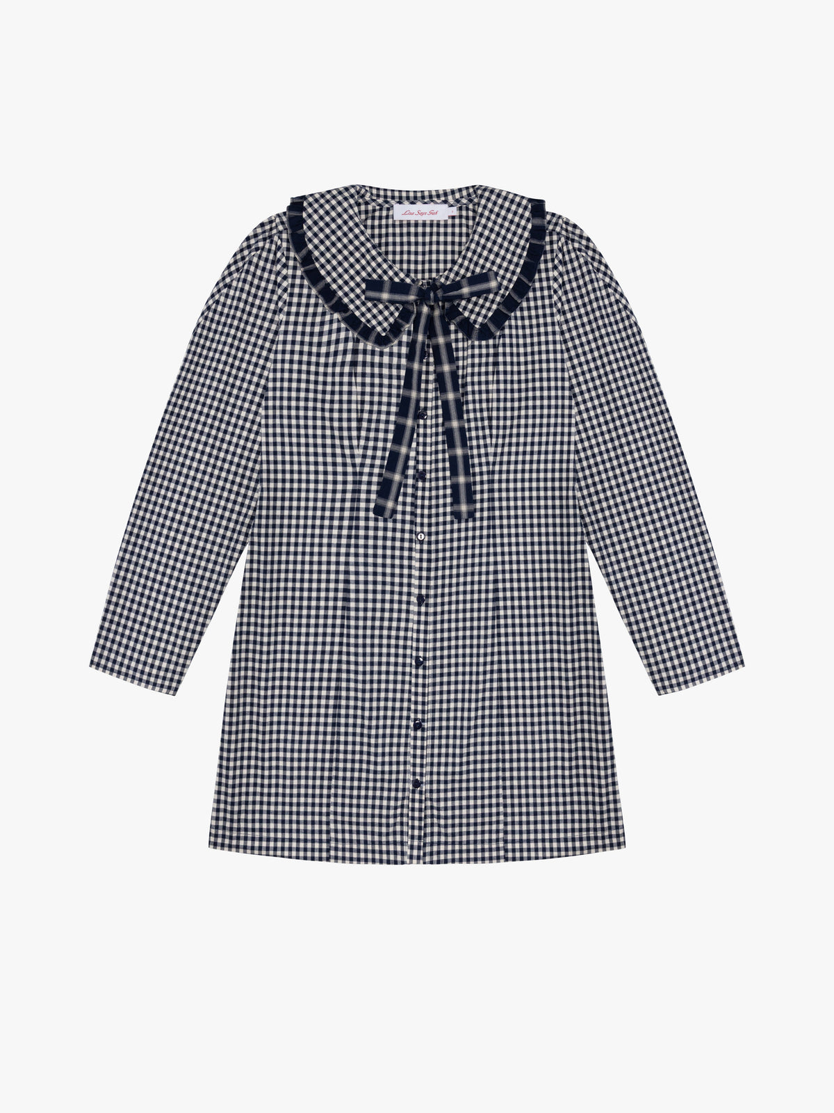 Piper Dress - Midnight Check Mix