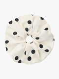 Scrunchie - White Dot