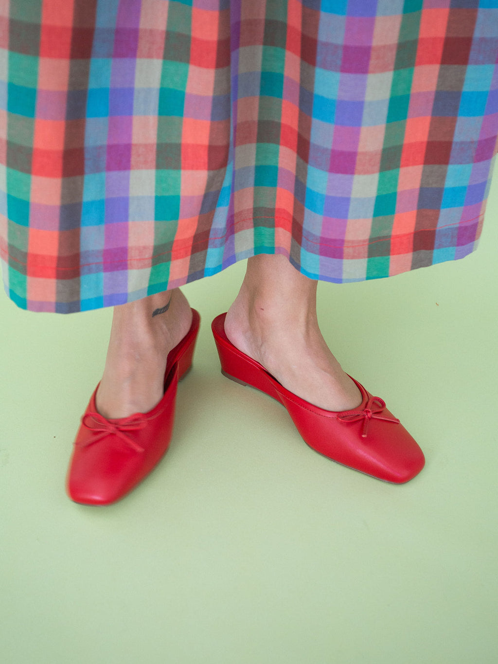 Blair Wedge - Poppy Red