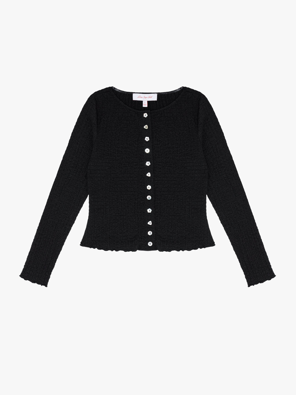Summer Long Sleeve Top - Caviar