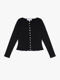 Summer Long Sleeve Top - Caviar