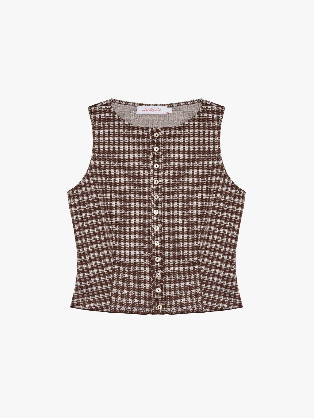 Summer Top - Cocoa Plaid