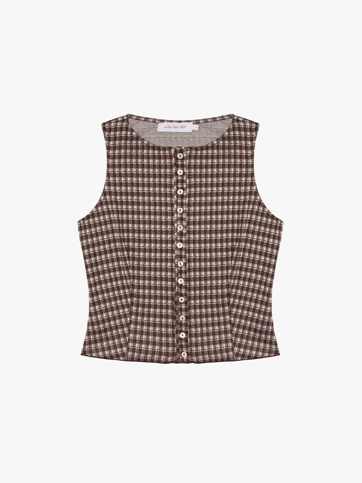 Summer Top - Cocoa Plaid