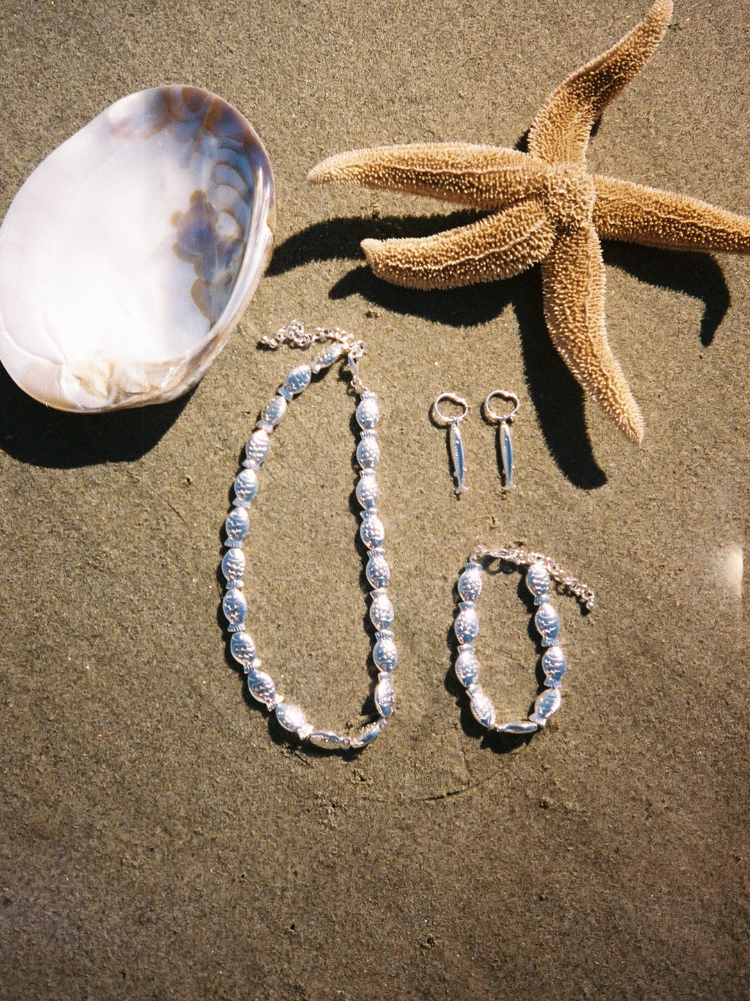 Fishes Necklace - Silver