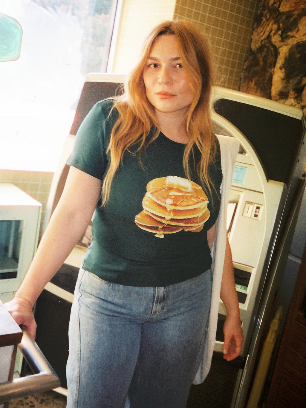 Midnight Breakfast Collector Fitted Tee - Deep Green