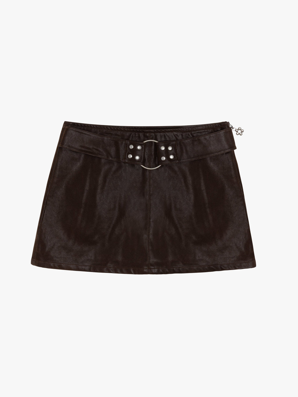 Winona Mini Skort - Mocha Suede