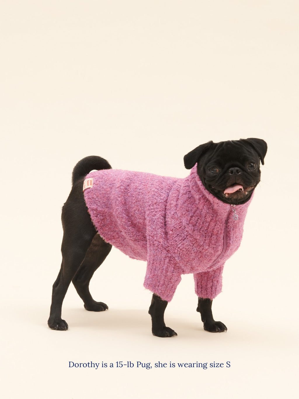Dog Sweater - Pink Marble