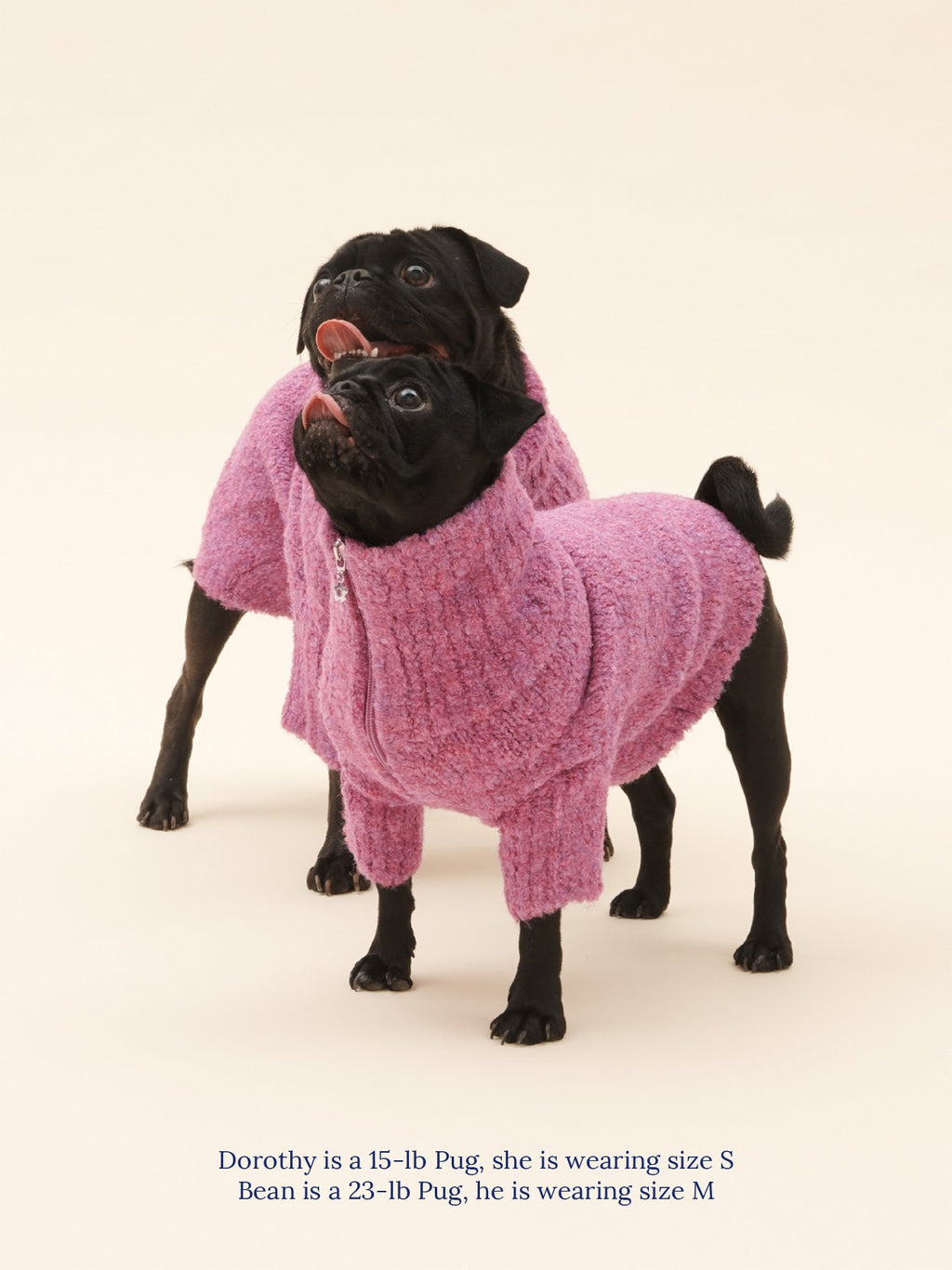 Dog Sweater - Pink Marble